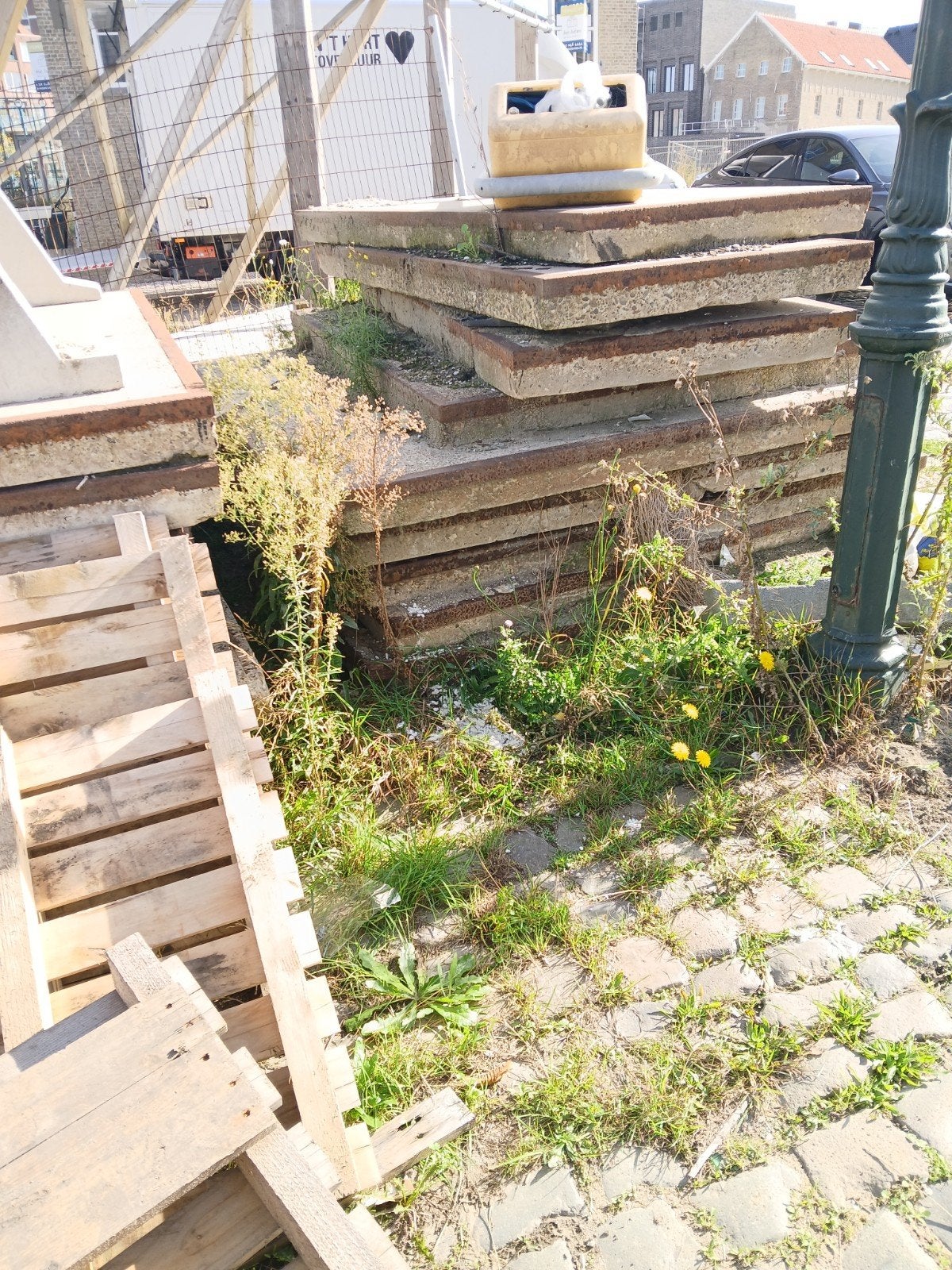 Stelconplaten., Ophalen, Gebruikt, Beton, Overige typen