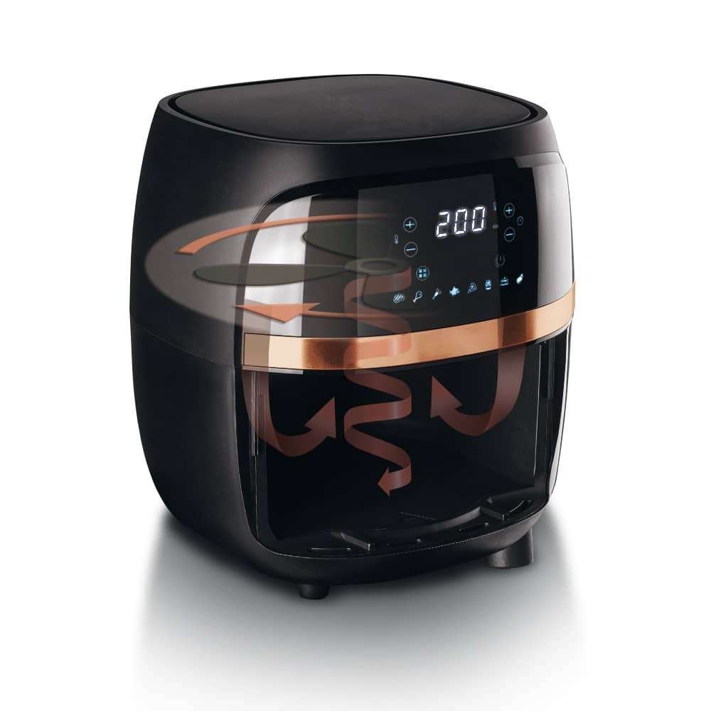 Airfryer Berlinger Haus BH-9445 Zwart Roségoud, Ophalen, Gebruikt, Airfryer