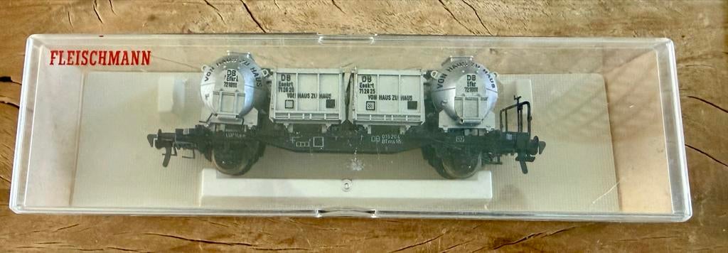 Fleischmann modeltrein compleet met locomotief en wagons, Hobby en Vrije tijd, Modeltreinen | H0, Ophalen, Gelijkstroom, Fleischmann