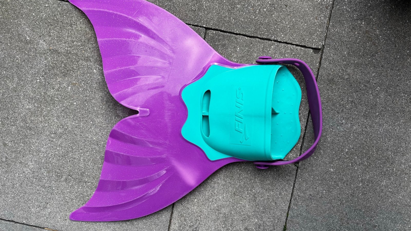 Finis Zeemeermin Monovin - Paars/Turquoise, Ophalen of Verzenden, Gebruikt