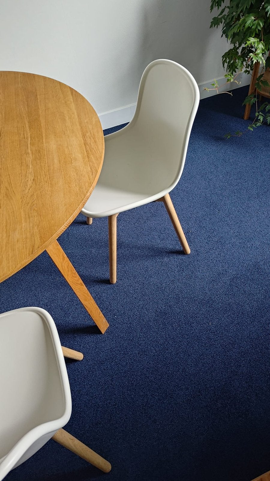4 stoelen creme wit eiken van Hay - neu13, Ophalen, 50 tot 100 cm, 100 tot 150 cm, Rond