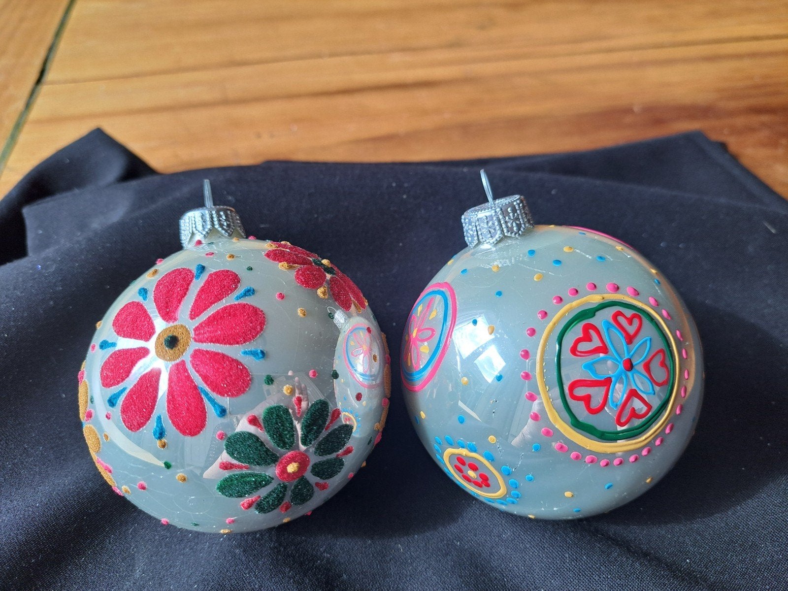 Gekleurde kerstballen, Diversen, Kerst, Ophalen of Verzenden