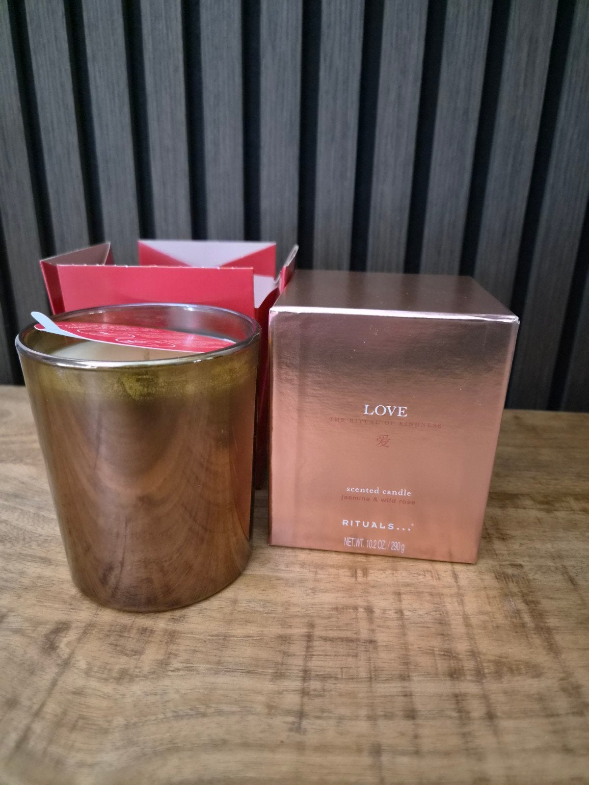 Rituals Love Scented Candle Jasmina & Wild Rose, Was, Ophalen of Verzenden, Zo goed als nieuw, Rituals