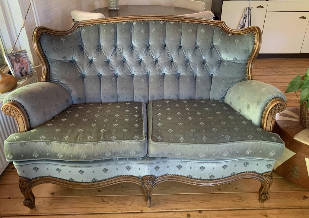 Bank barok vintage, Ophalen