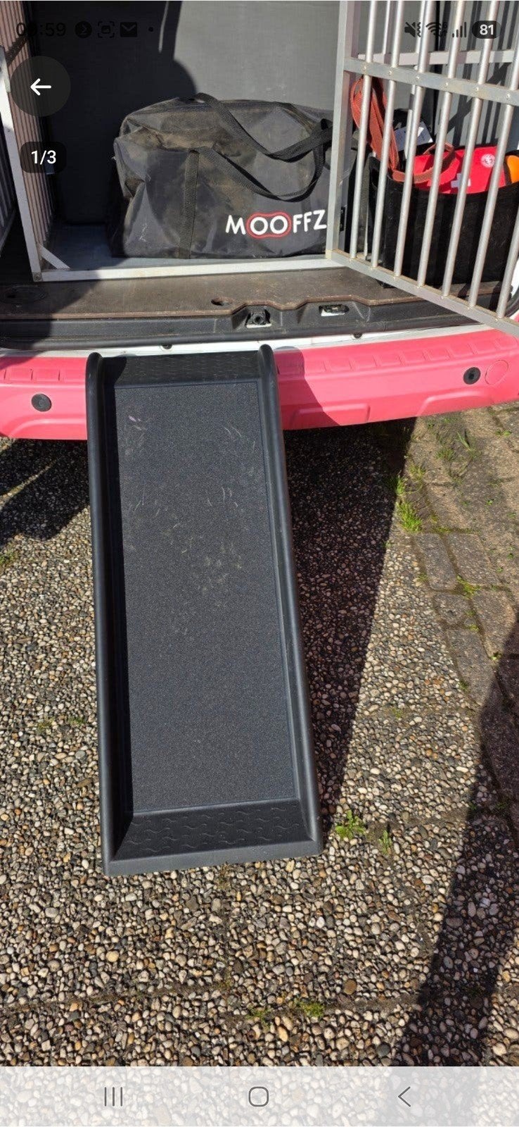 Trixie Loopplank Zwart 100x38 cm, Ophalen