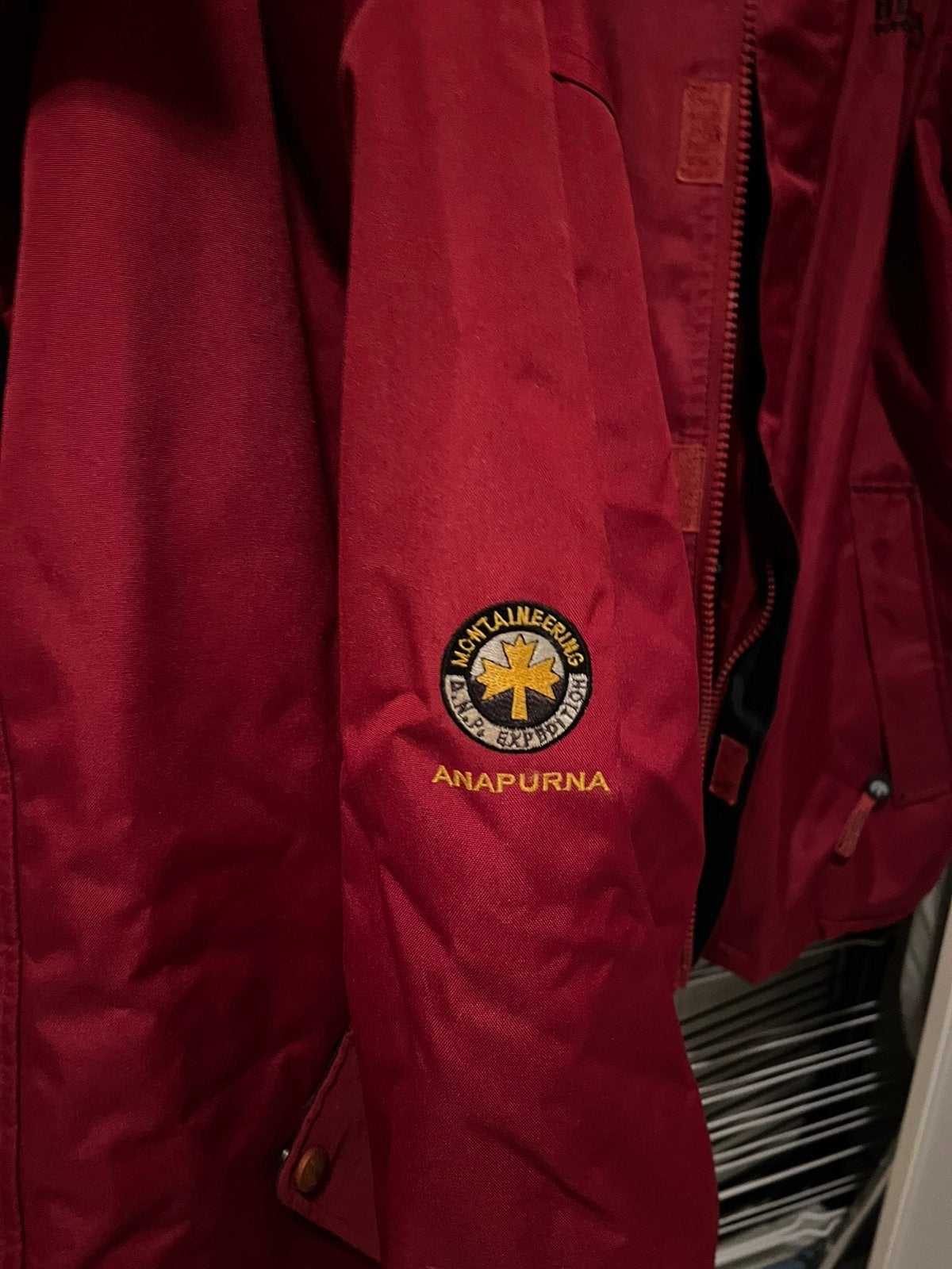 2 warme functionele winterjassen, Kleding | Heren, Ophalen, Zo goed als nieuw, Rood