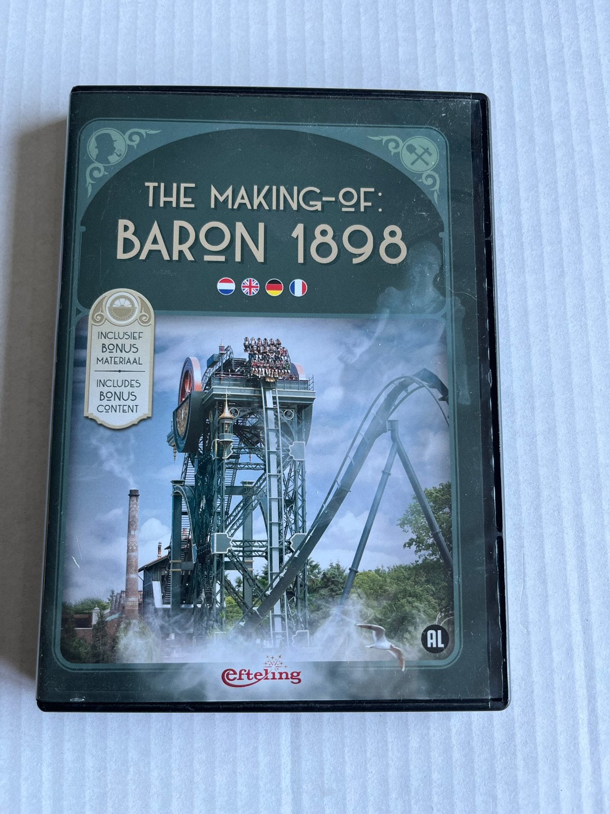 The Making-Of: Baron 1898 Efteling DVD, Alle leeftijden, Natuur, Gebruikt, Bonusmateriaal