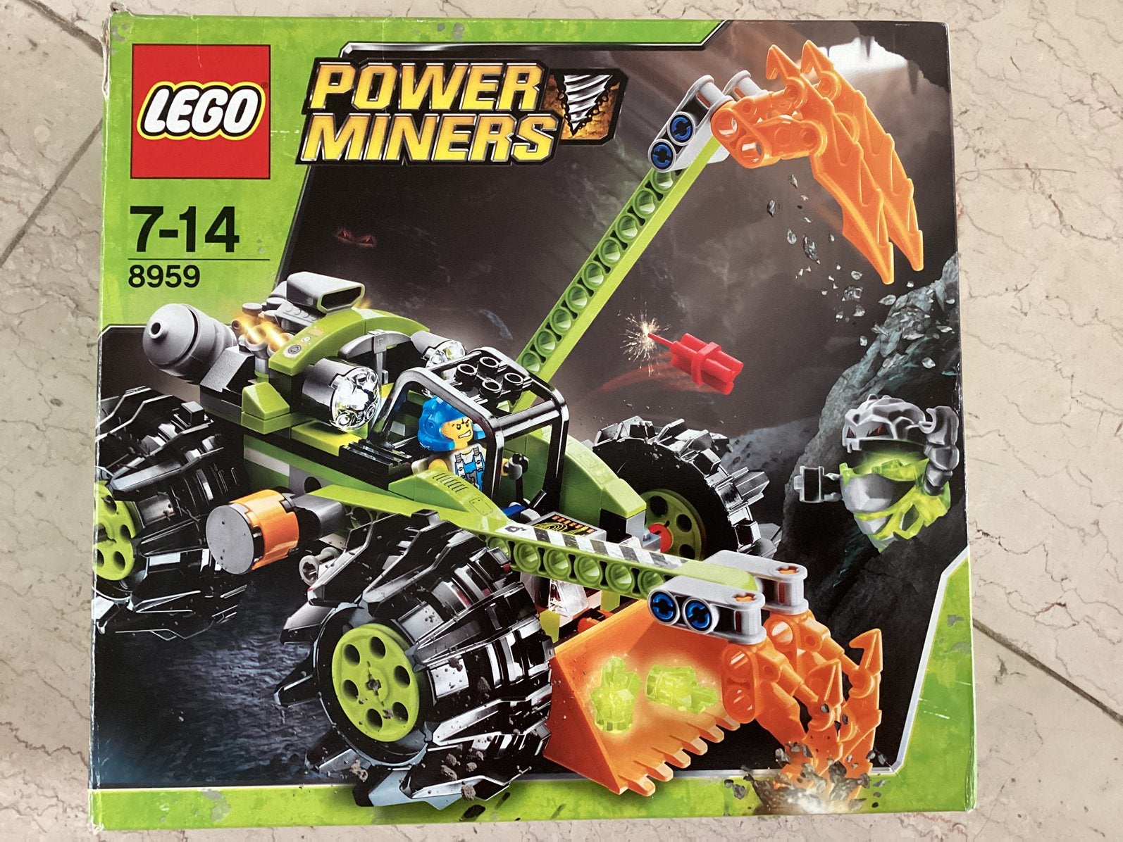 Lego 8959 Power miners claw digger, Ophalen of Verzenden, Zo goed als nieuw