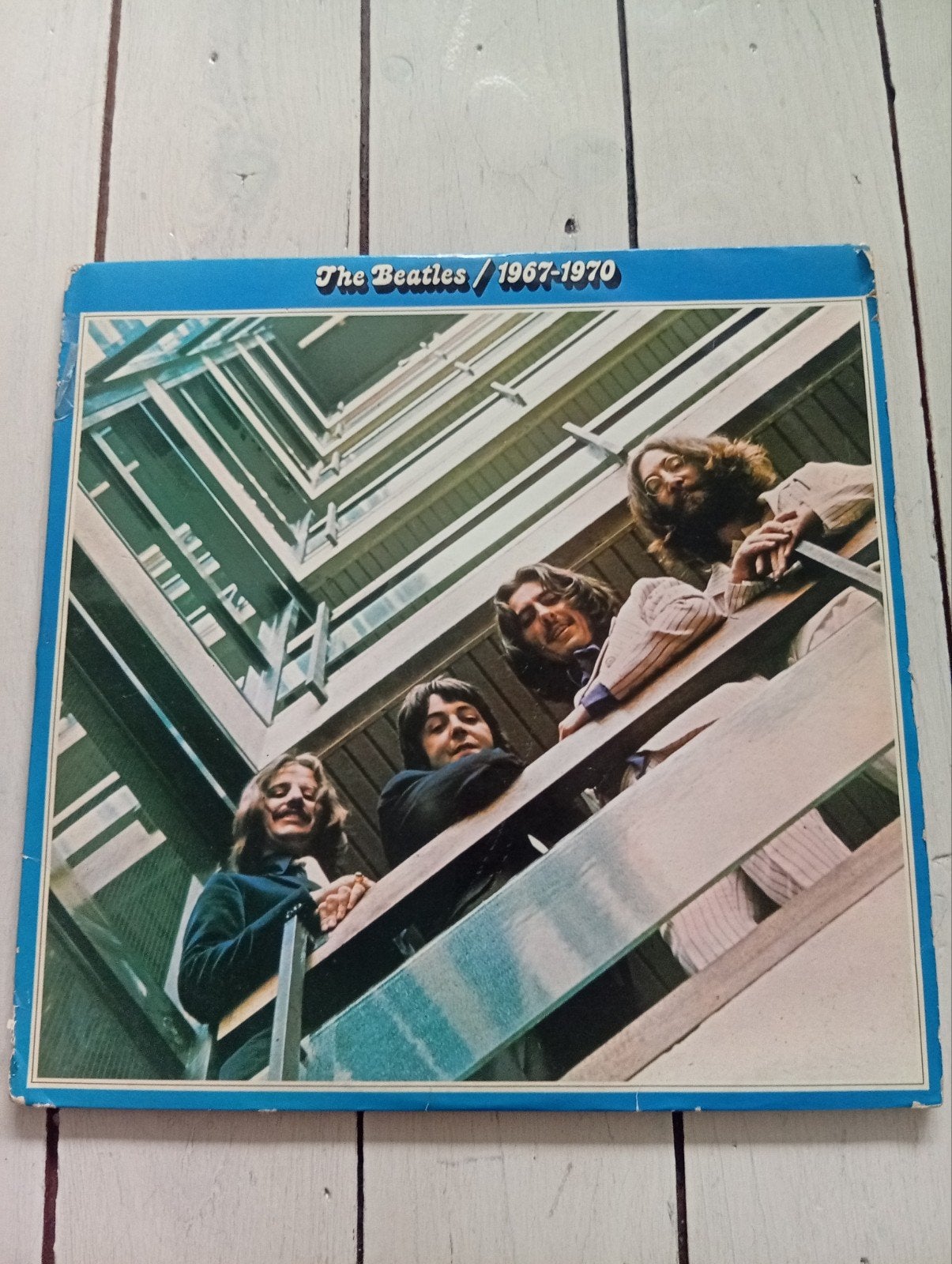 The Beatles - 1967-1970 (Blauwe Dubbel-LP), Gebruikt, Pop, Complilatie, Ophalen of Verzenden