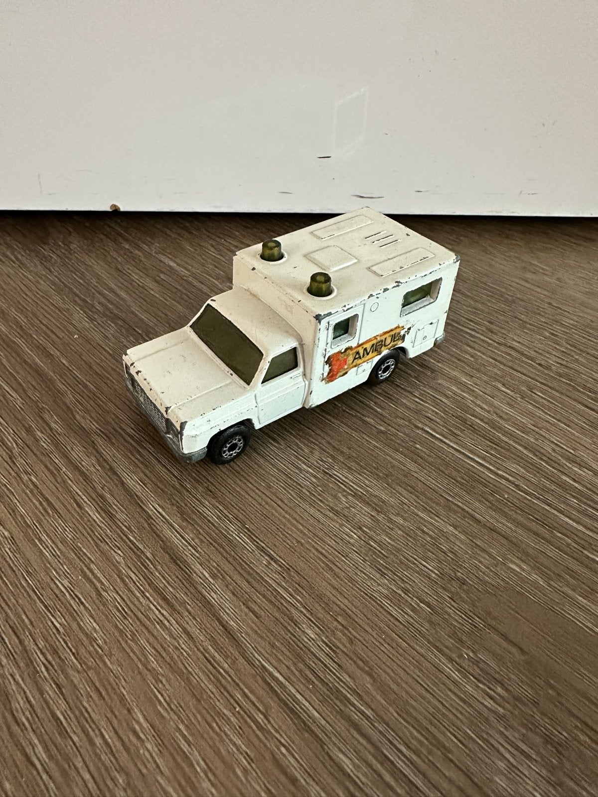 Vintage Matchbox Ambulance Lesney Products 1977, Ophalen of Verzenden, Gebruikt