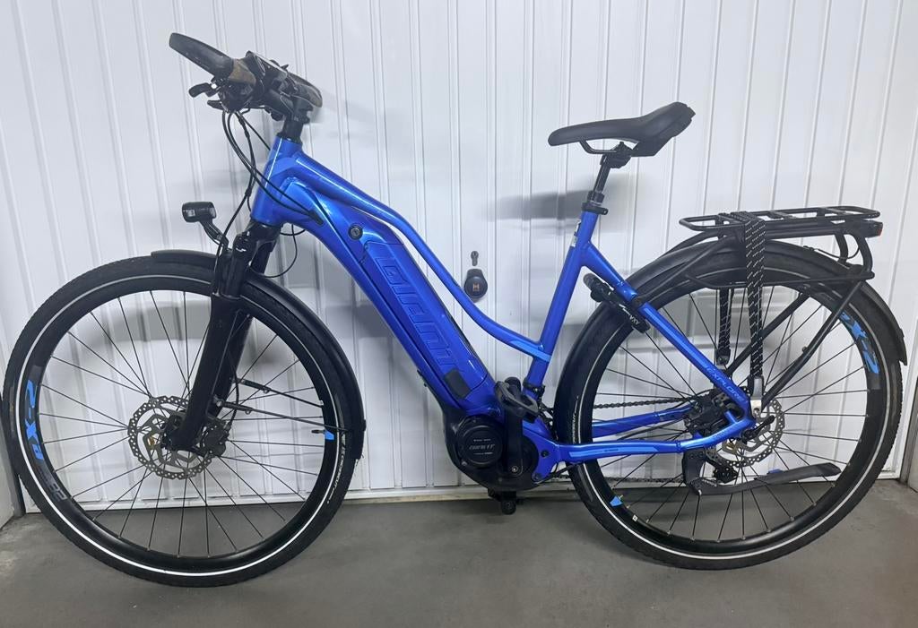 TOP: Giant Explore E+ 2 GTS/80Nm/500 Powerpack/Frame L 2021, Zo goed als nieuw, 50 km per accu of meer, 55 tot 59 cm, Giant