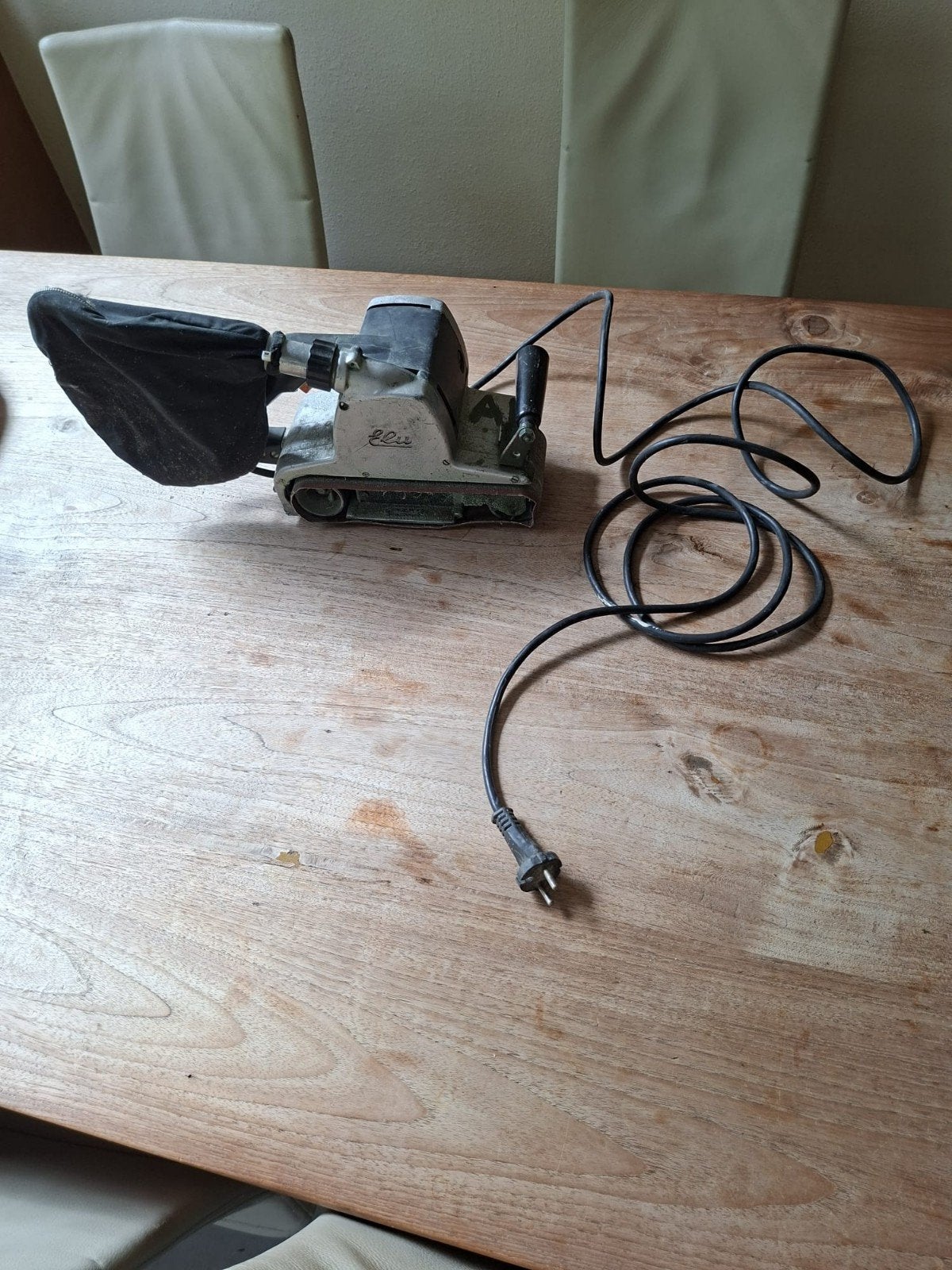 Elu Bandschuurmachine 713 Mühlacker 850W - Made in W-Germany, Ophalen, Gebruikt, 600 tot 1200 watt, Bandschuurmachine