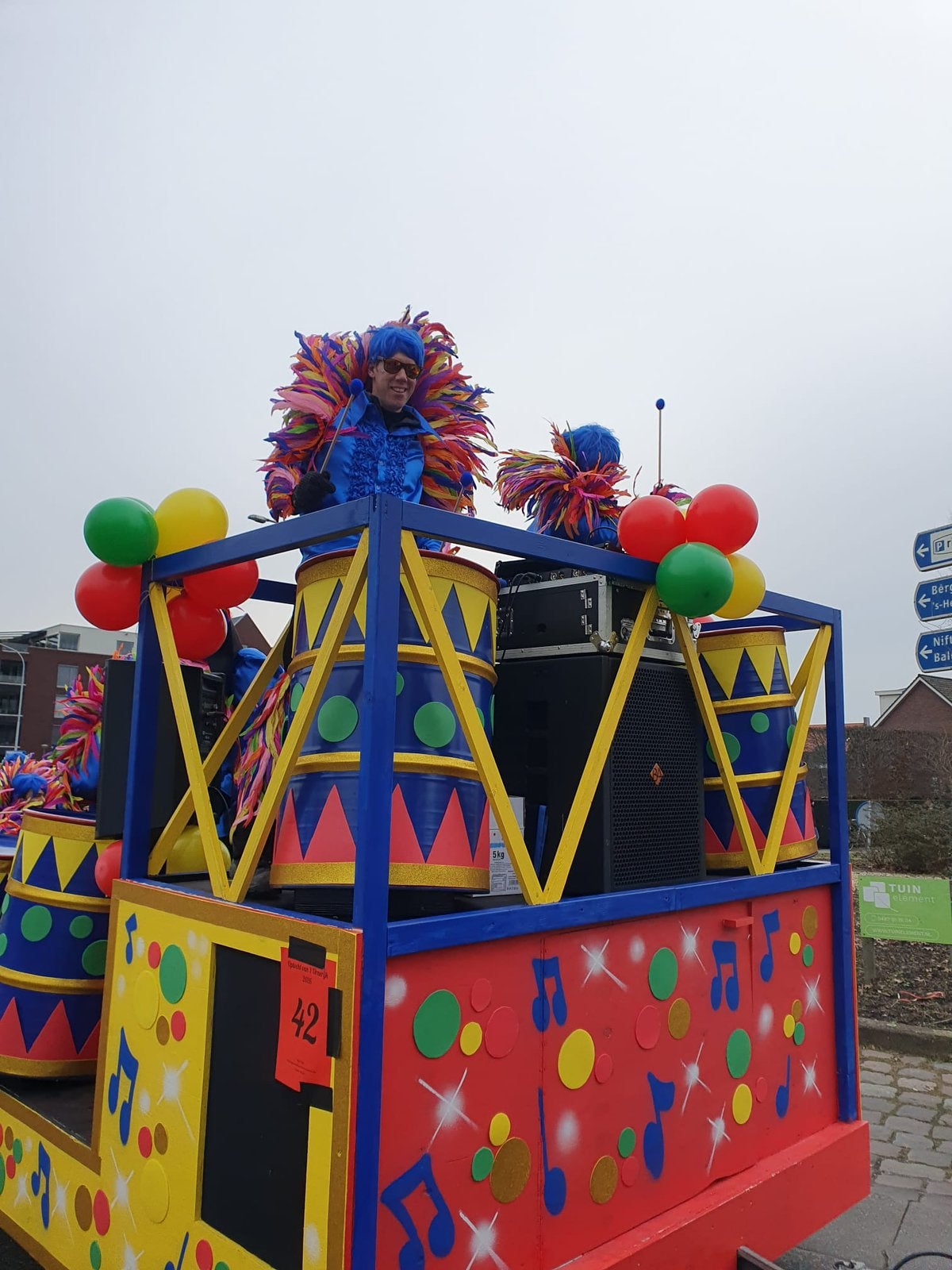 Carnavalswagen loopgroep, Ophalen, Zo goed als nieuw, Carnaval