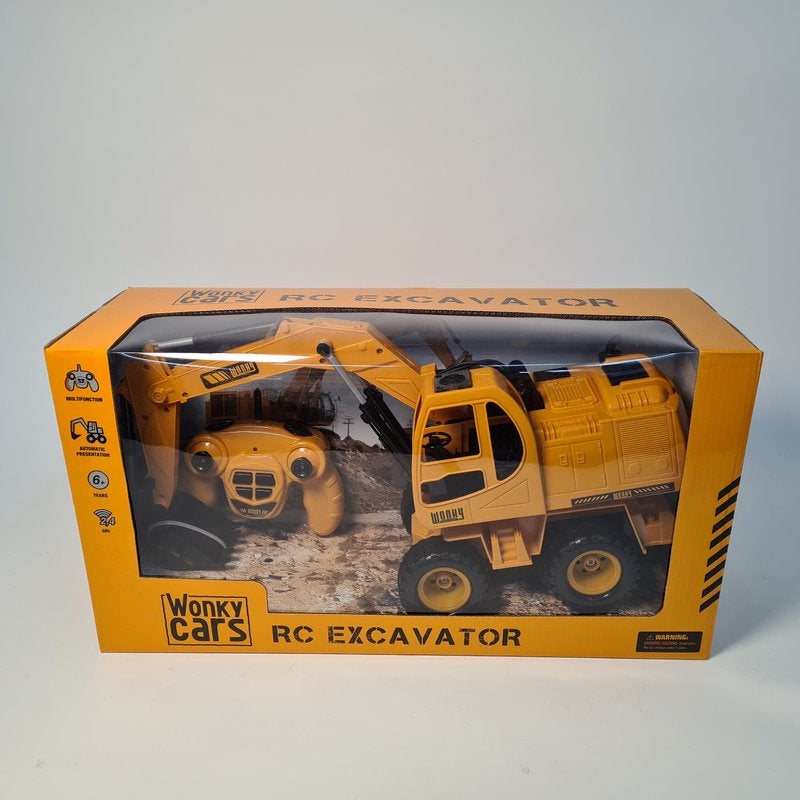 Wonky Cars RC Graafmachine 1:24 | Op afstand bestuurbaar, Ophalen of Verzenden, Nieuw