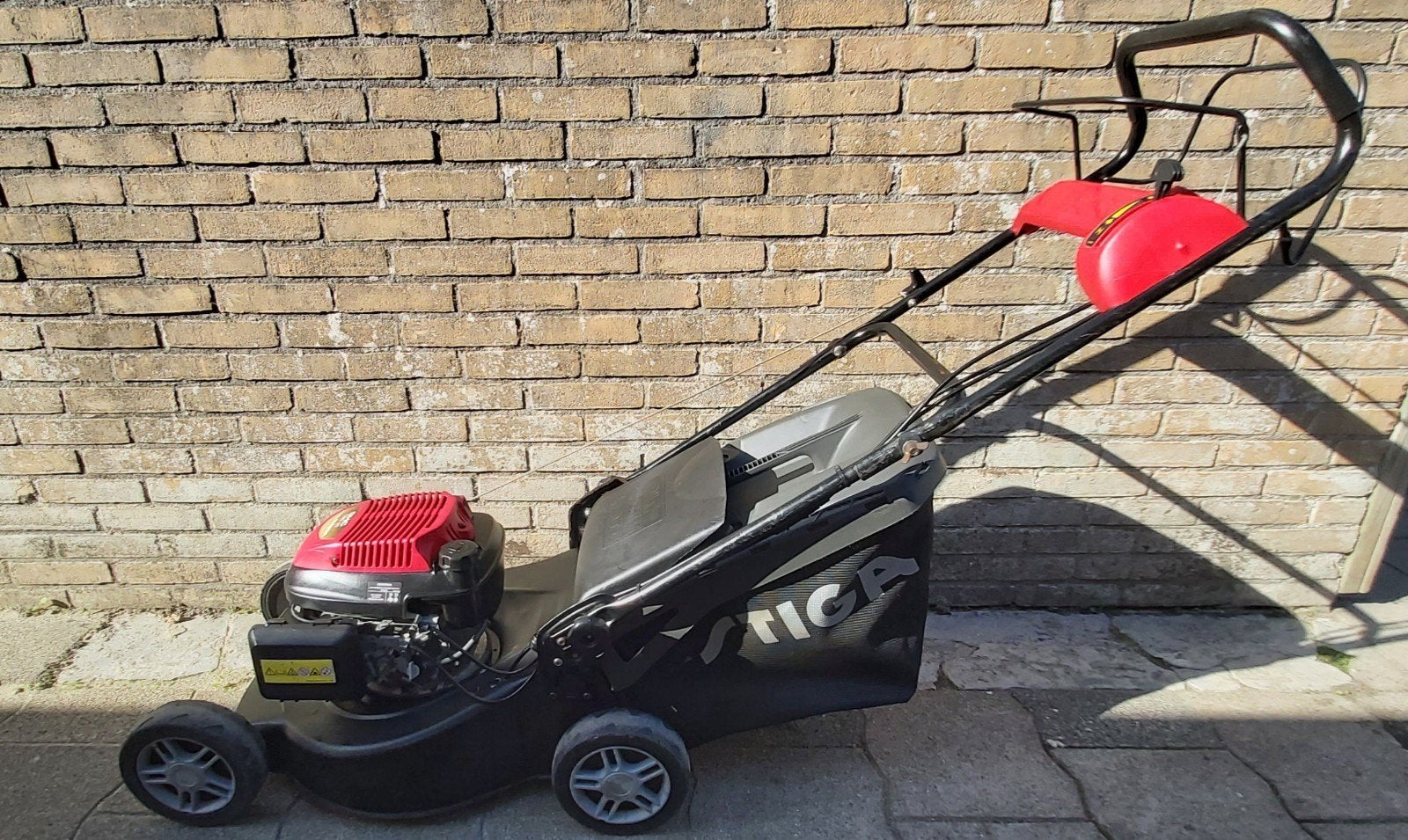 Stiga Collector 48 S Grasmaaier - Aangedreven Honda Motor, Tuin en Terras, Ophalen, Cirkelmaaier, Stiga, Zo goed als nieuw