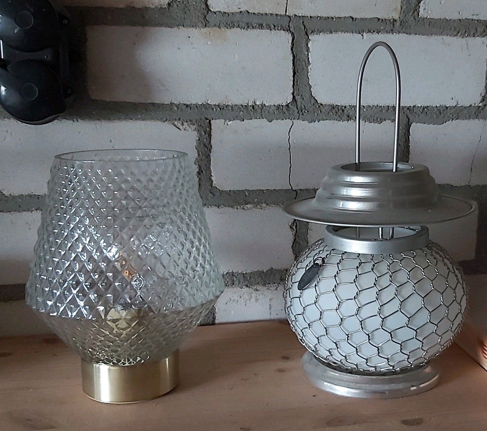 Lamp en windlicht, Ophalen, Glas