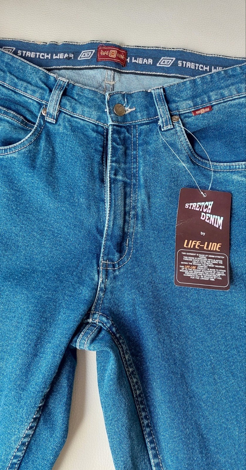 LIFE-LINE Stretch Denim Jeans - Nieuw met label, Blauw, Overige jeansmaten, Ophalen of Verzenden, LIFE-LINE