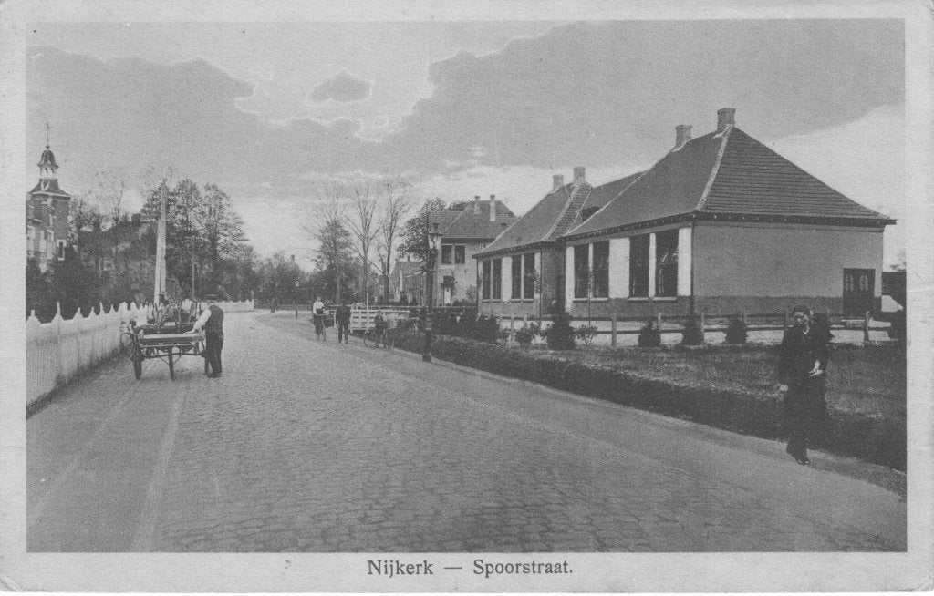 Nijkerk Spoorstraat, Verzenden, 1920 tot 1940, Gelopen, Gelderland