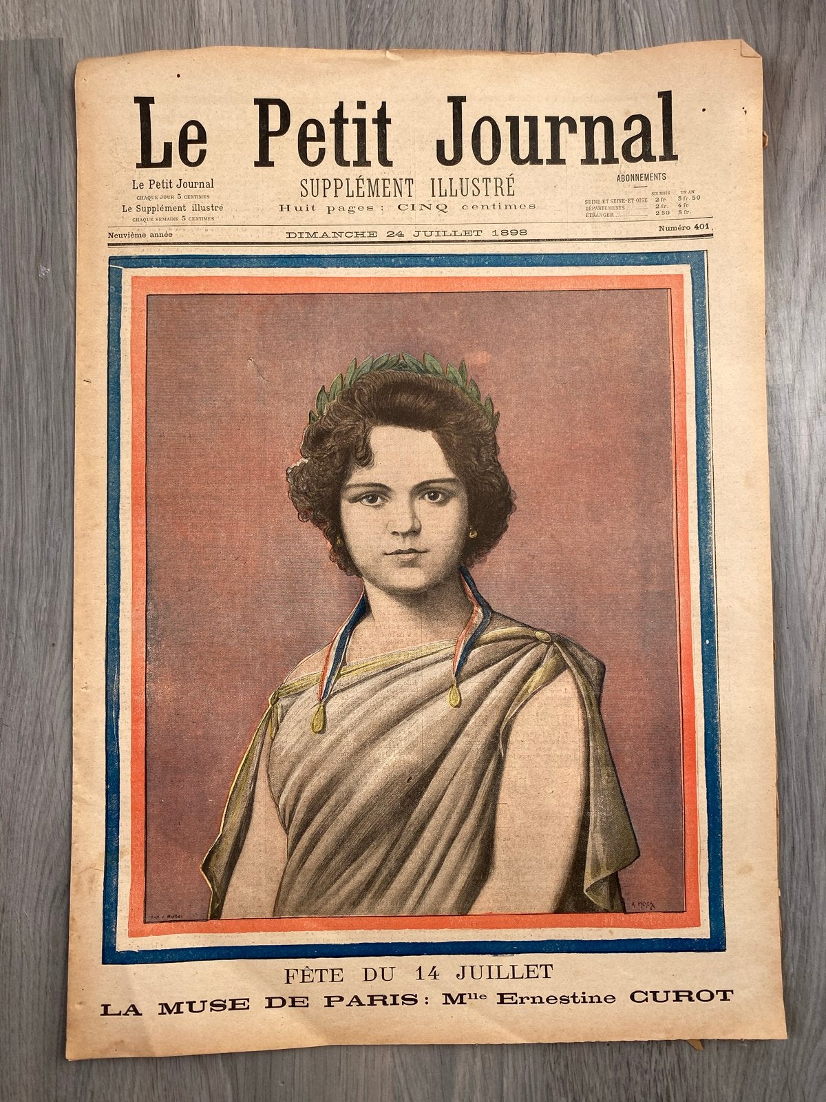 7 x Le Petit Journal Illustré - 1898 frans oud tijdschrift, Ophalen of Verzenden, Gelezen, Krant