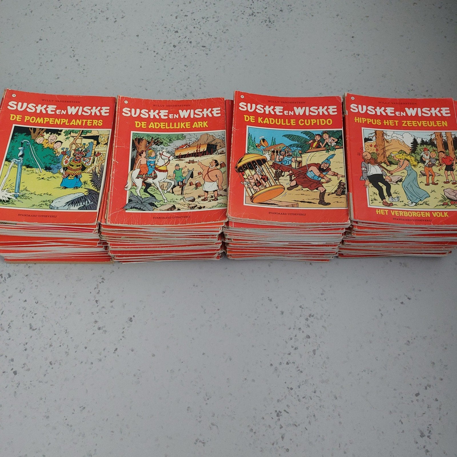 Mega stapel Suske en Wiske stripboeken (162 stuks!) - Ideaal, Boeken, Meerdere stripboeken, Ophalen of Verzenden, Gelezen