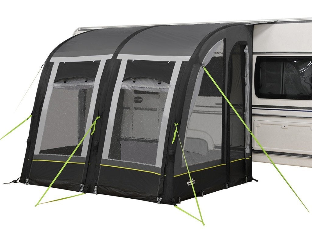 Obelink Viera 280 Easy Air caravanvoortent 2x gebruikt, Ophalen, Zo goed als nieuw, Polyester, Overige merken