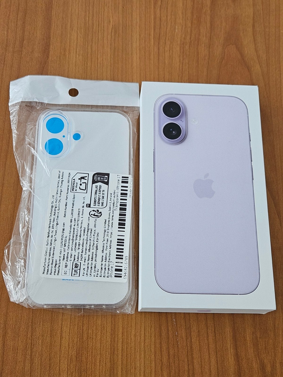 İPhone 17 Lavender 256Gb Nieuw Geseald met Bon Garantie, Ophalen, Nieuw, Paars, 256 GB