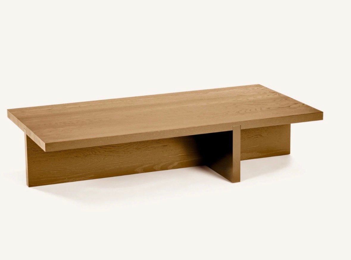 Japandi houten salontafel – 135 cm – zeer goede staat, Ophalen, 100 tot 150 cm, 50 tot 100 cm, Zo goed als nieuw