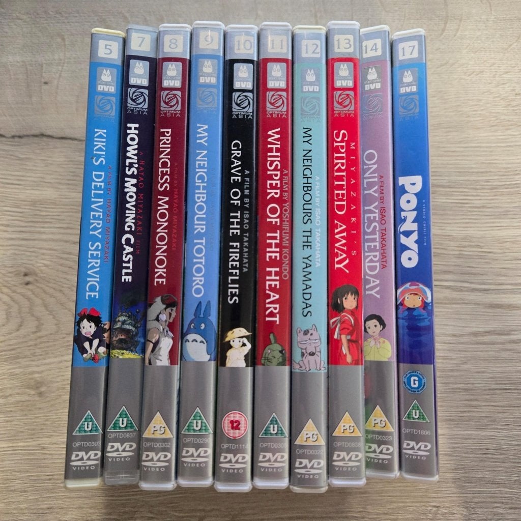 Ghibli DVD Collection (Anime), Animatie, Ophalen of Verzenden, Zo goed als nieuw, Alle leeftijden