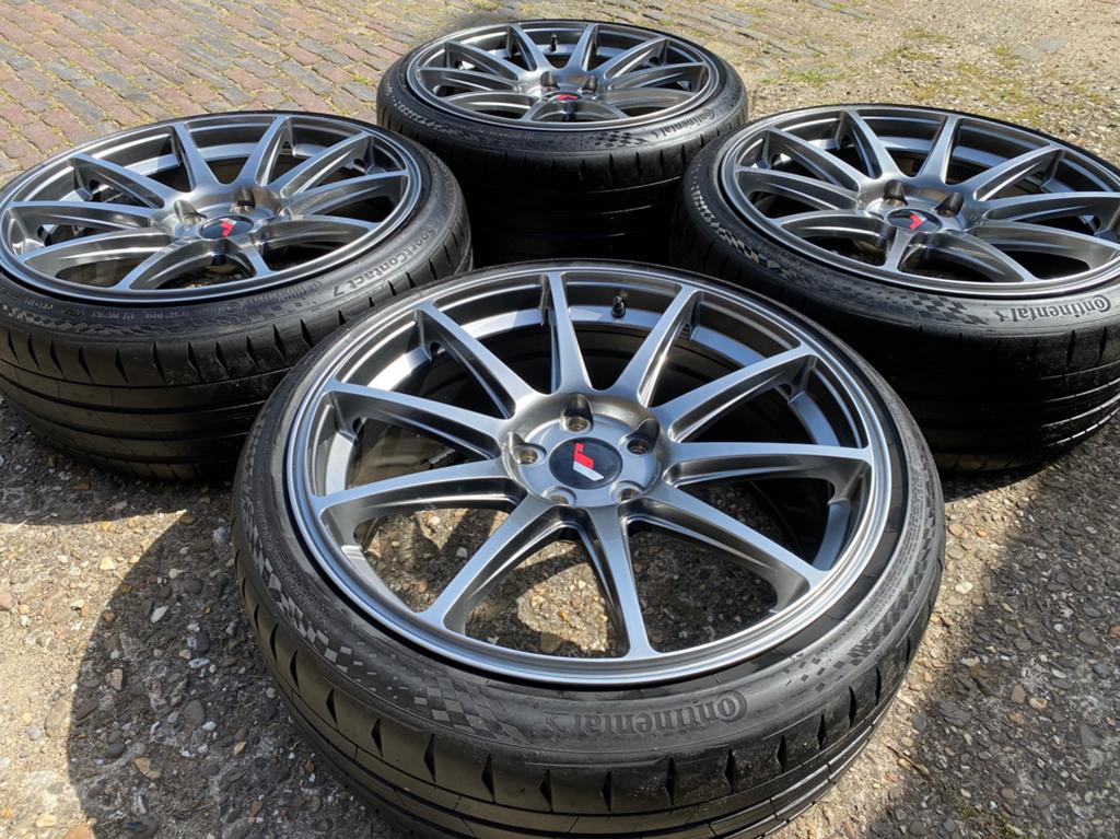 19” JR 11 velgen 5 x 114,3 + 225/35 R19 Kia Hyundai Toyota, 19 inch, Banden en Velgen, Nieuw, Ophalen of Verzenden