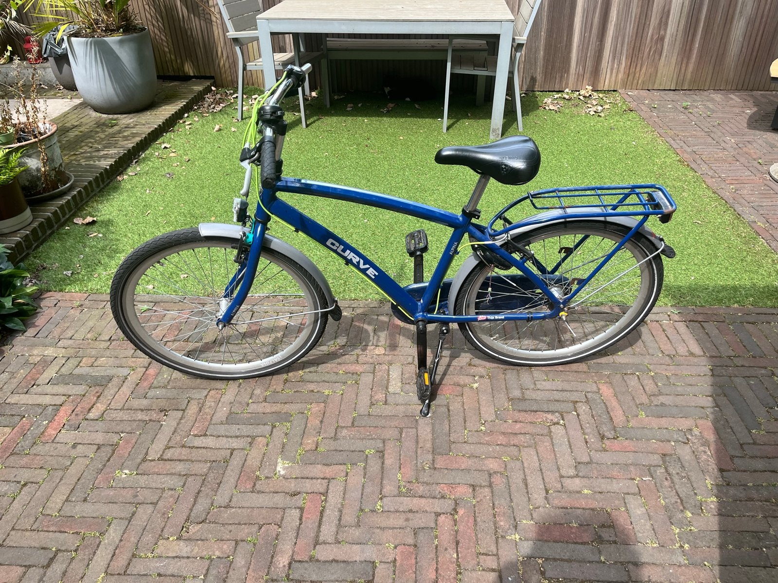 Curve fiets 26 inch - gebruikt, Fietsen en Brommers, Fietsen | Heren | Herenfietsen, Gebruikt, Velgrem, Versnellingen, 65 cm of meer