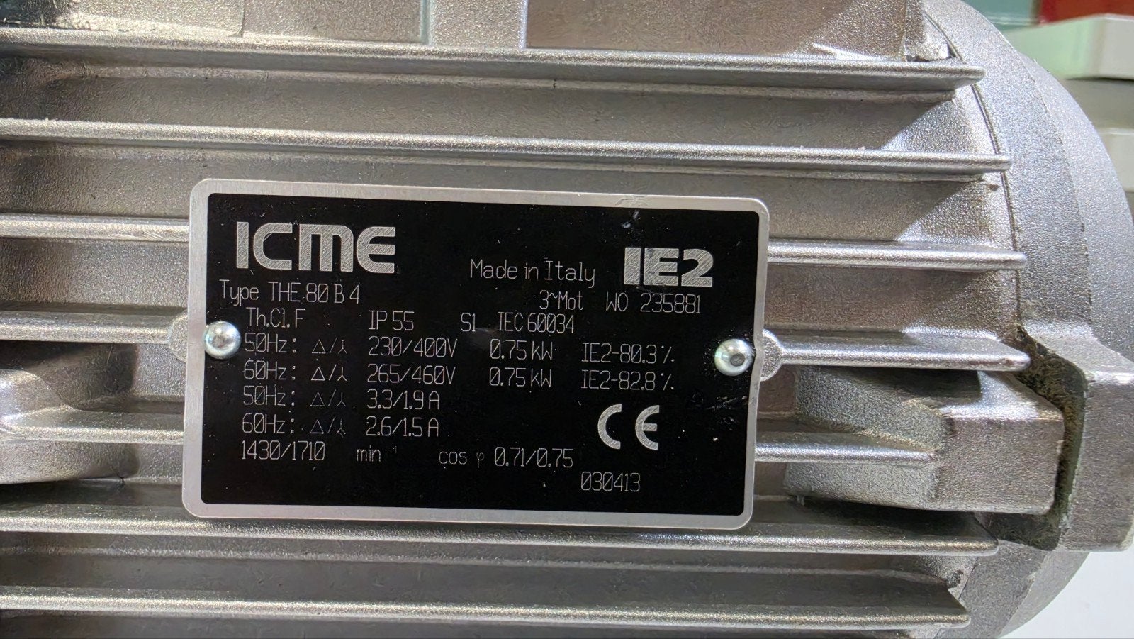 2 x Electro motor, 3 fasen, Doe-het-zelf en Verbouw, Ophalen of Verzenden, Nieuw, Elektromotor