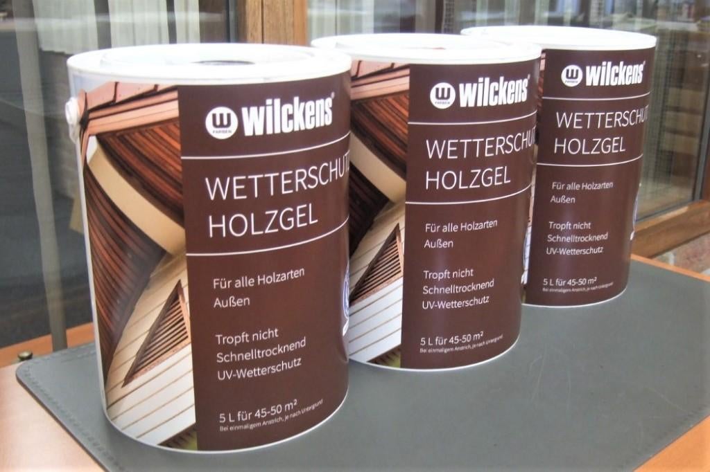 Buitenbeits van Wilckens, Doe-het-zelf en Verbouw, Verf, Beits en Lak, Ophalen, Bruin, 5 tot 10 liter, Nieuw