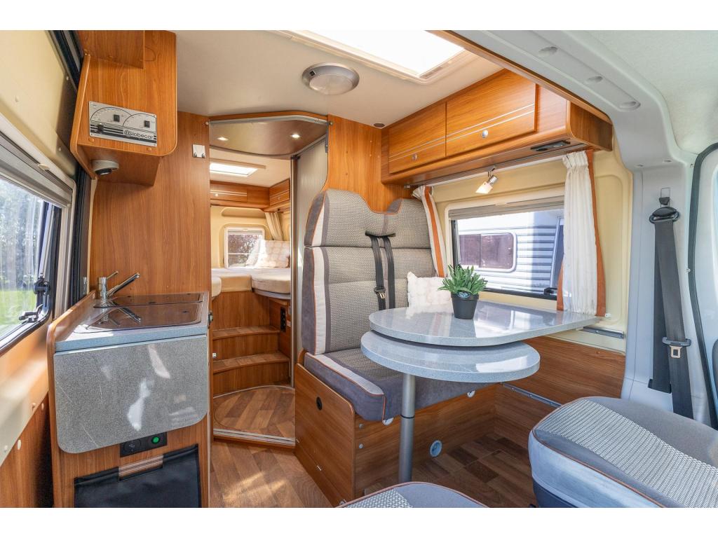 Globecar Campscout 640 Enkele Bedden Maxi chassis 2010, Caravans en Kamperen, Overige merken, Fiat, Luifel, Bedrijf