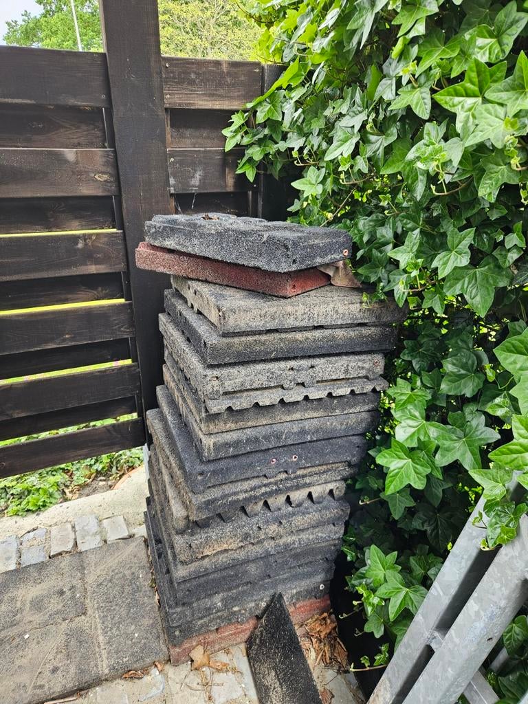 Rubberen tegels, Ophalen, Rubber, Overige typen