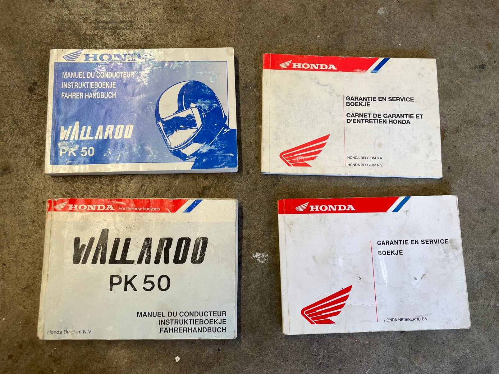 Honda wallaroo boekjes, Ophalen of Verzenden, Gebruikt, Overige typen