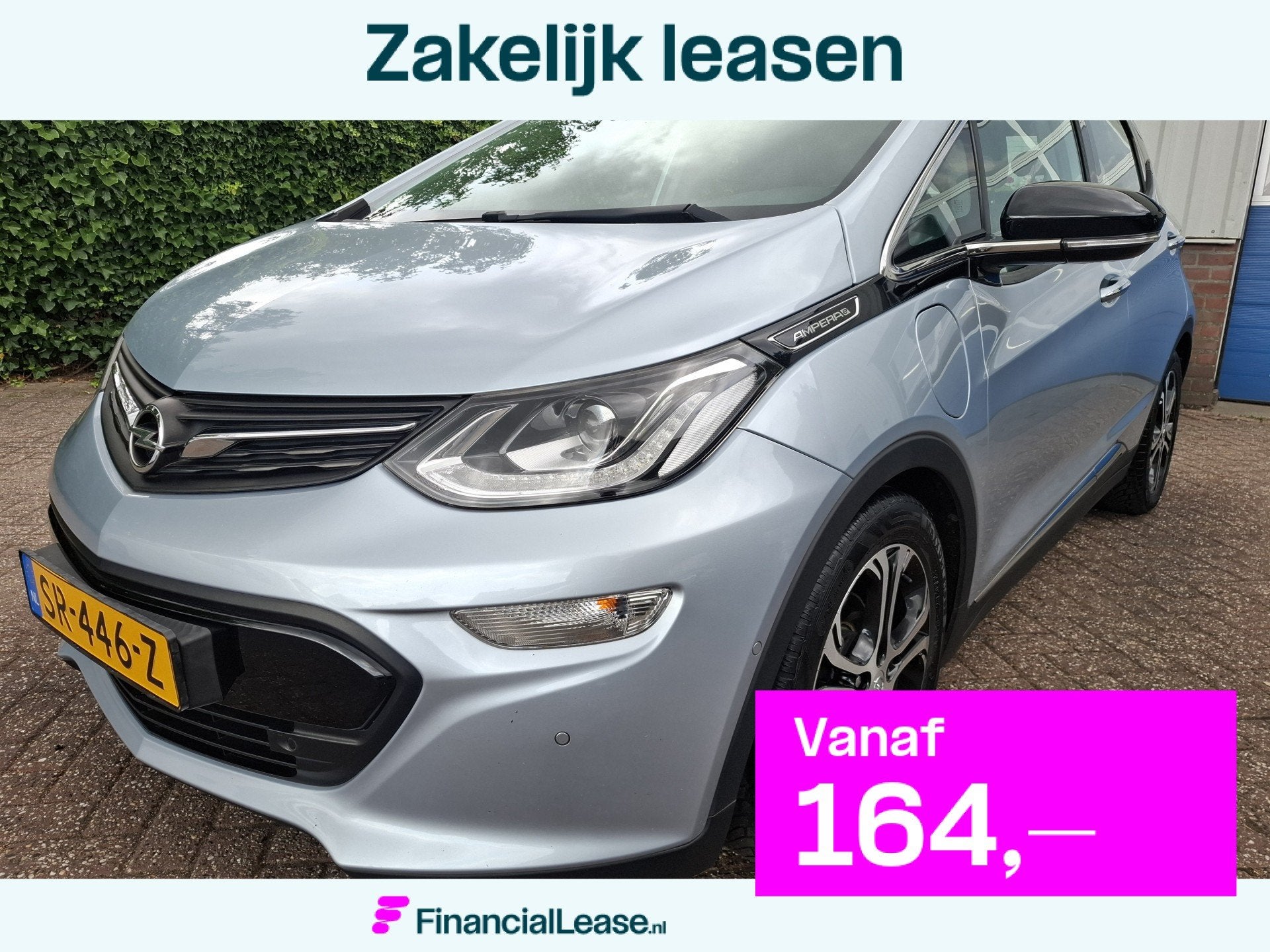 Opel Ampera-e Business+ 60 kWh 11495.- INCL BTW 204PK, Blauw, Leder, 204 pk, 555 min