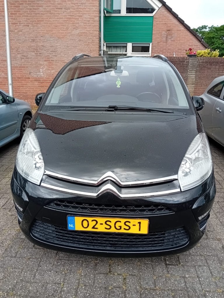 Citroën C4 (Grand) Picasso 1.6 VTI 2011 Zwart, Voorwielaandrijving, Euro 5, Stof, Zwart