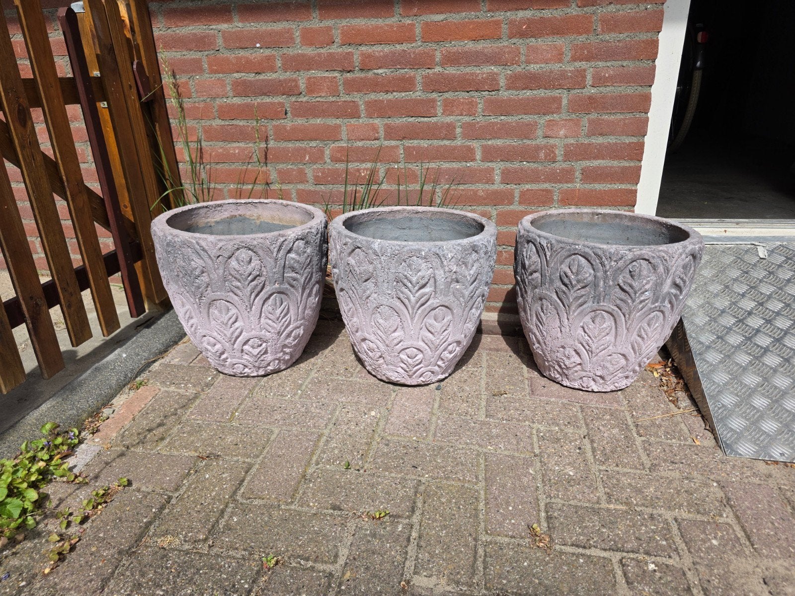 Bloempotten, Ophalen of Verzenden, Zo goed als nieuw, Overige kleuren, Minder dan 50 cm