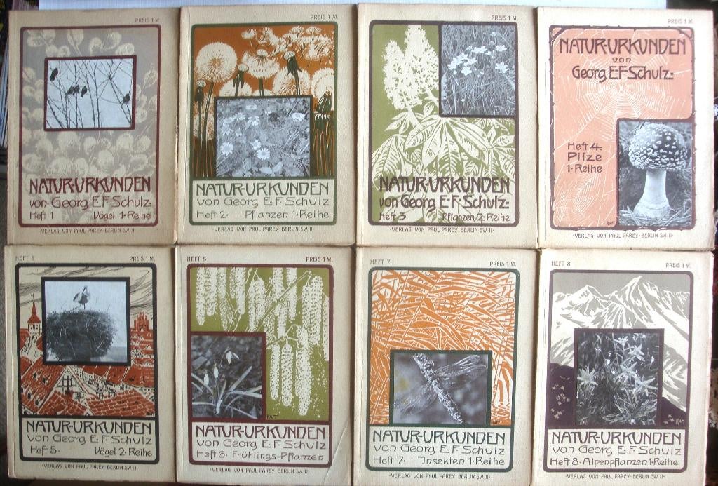 Georg E.F. Schulz 1908 Natur-Urkunden. Biologisch erläuterte, Ophalen of Verzenden, Georg E.F. Schulz