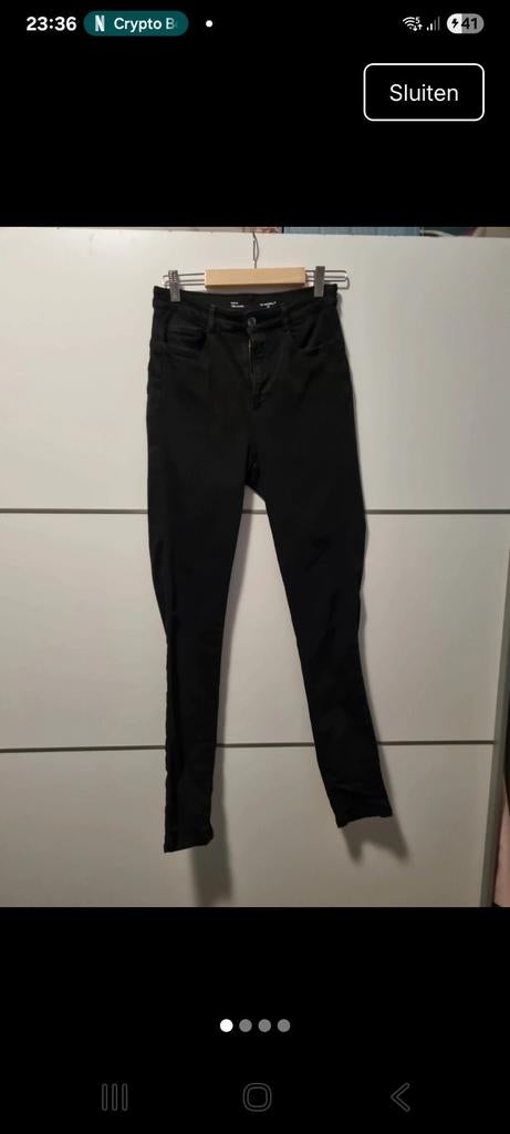 Zwarte Push-up Skinny Jeans Maat 38, Kleding | Dames, Spijkerbroeken en Jeans, Zwart, Ophalen of Verzenden, Onbekend, W30 - W32 (confectie 38/40)