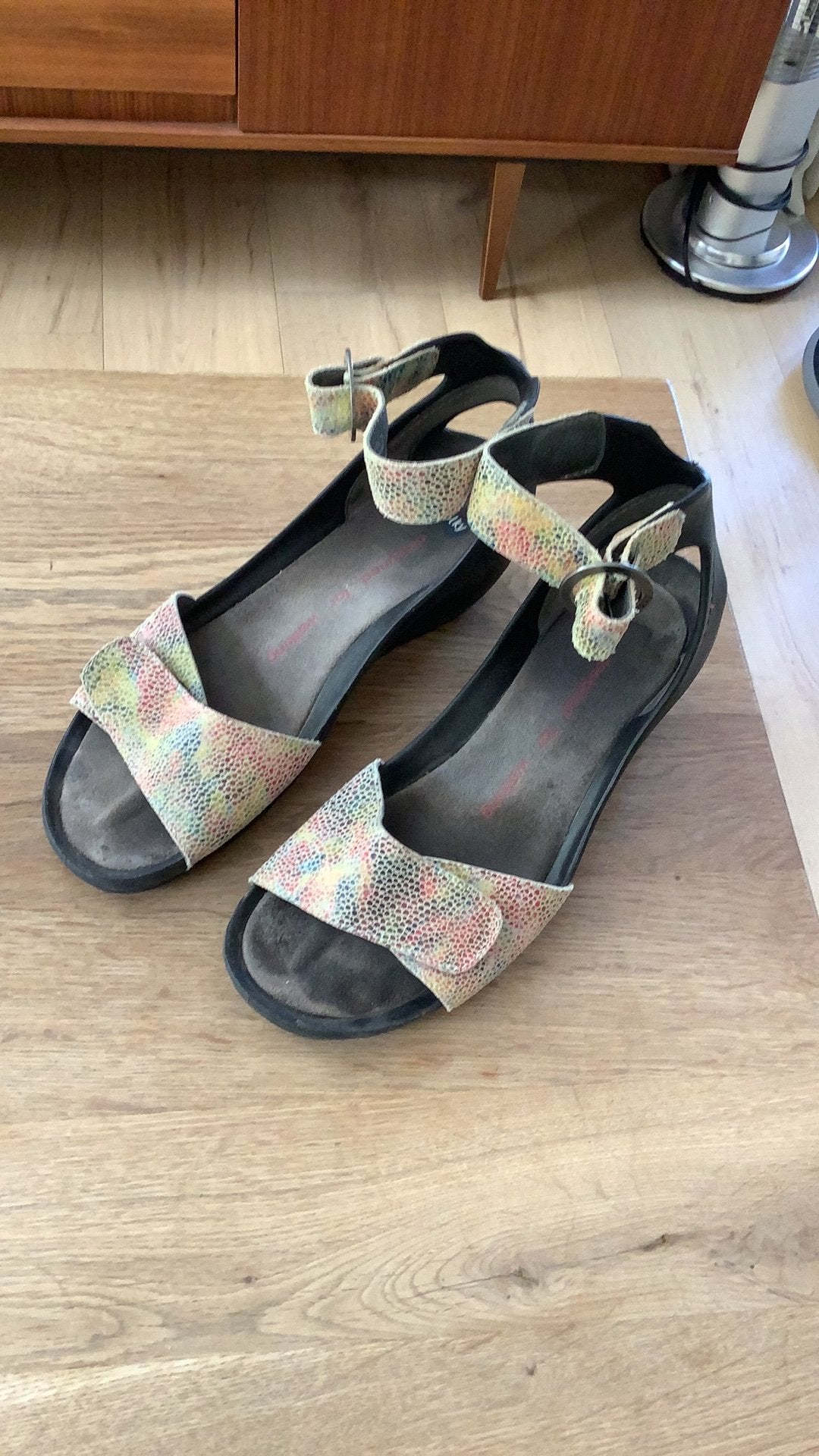 Wolky sandaal mt 40, Overige kleuren, Gedragen, Sandalen of Muiltjes, Ophalen of Verzenden