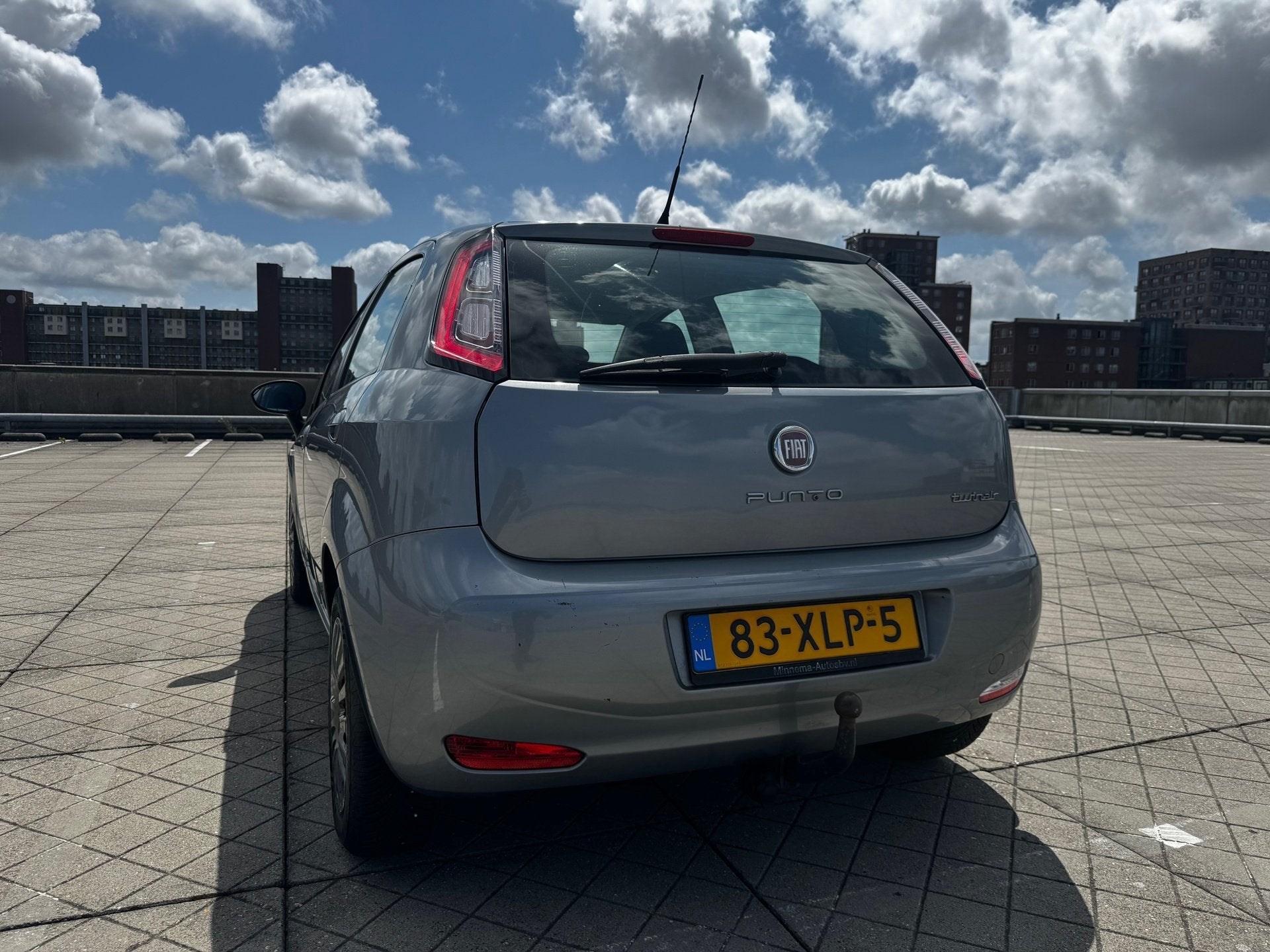 Fiat Punto Evo 0.9 TwinAir Easy AIRCO CRUISE TREKHAAK NAP, Auto's, Fiat, Voorwielaandrijving, Gebruikt, Zwart, 49 €/maand