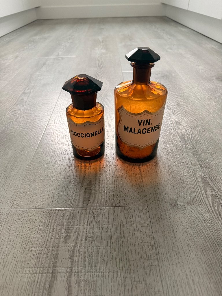 2 authentieke apothekerspotten, Antiek en Kunst, Ophalen