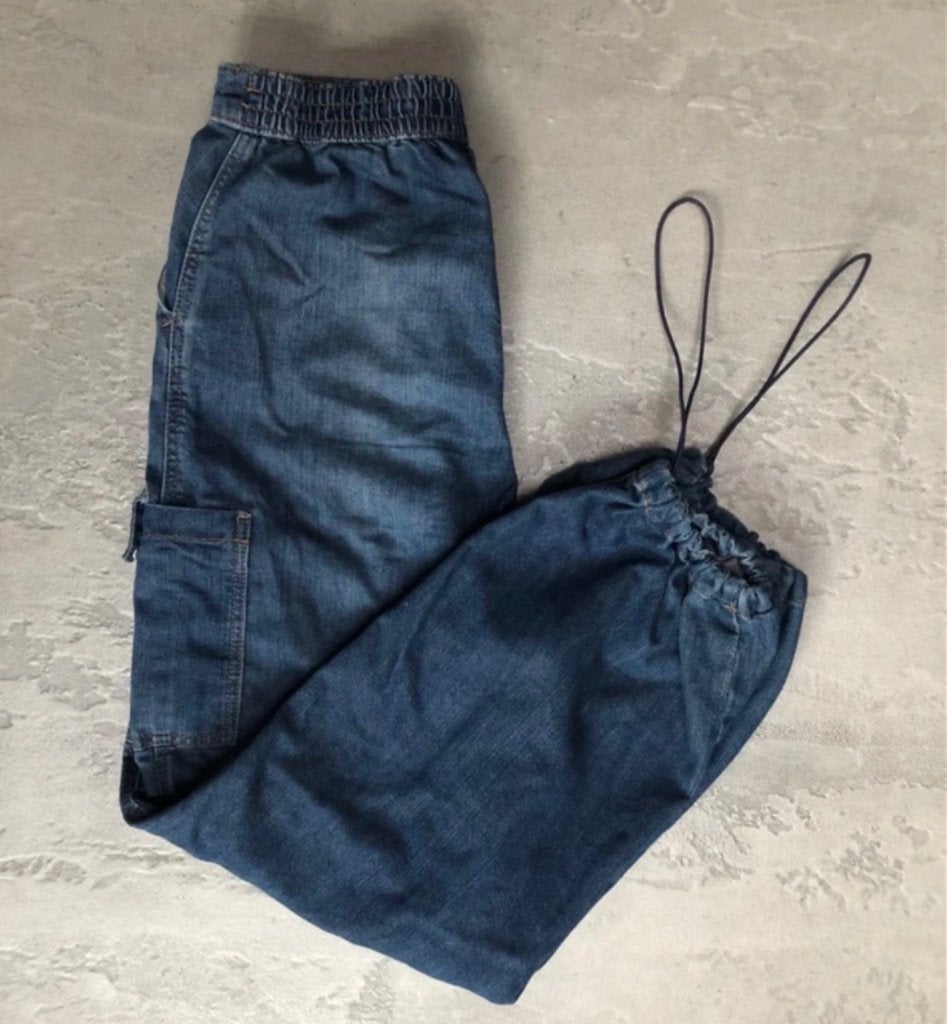 H&M boyfriend jeans, H&M, Blauw, Ophalen of Verzenden, Zo goed als nieuw