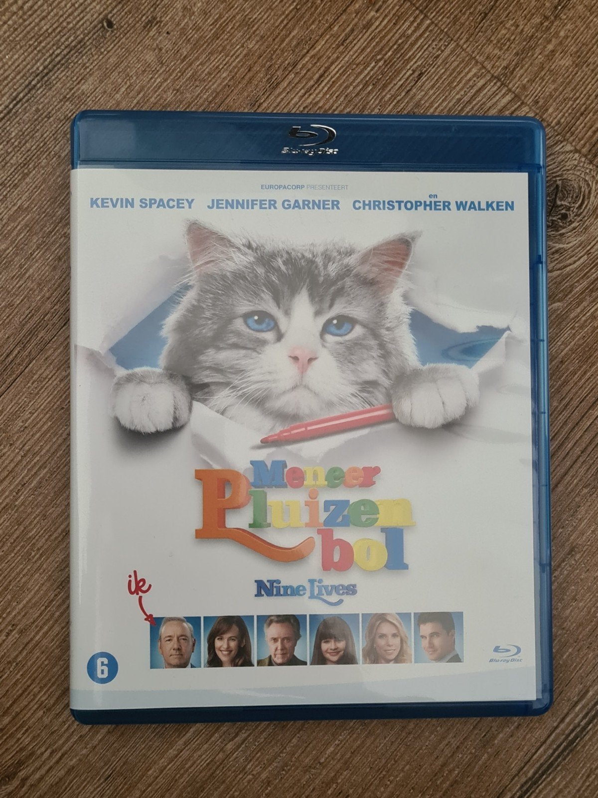 Meneer Pluizebol - Nine Lives Blu-ray (Zo goed als nieuw), Ophalen of Verzenden, Zo goed als nieuw
