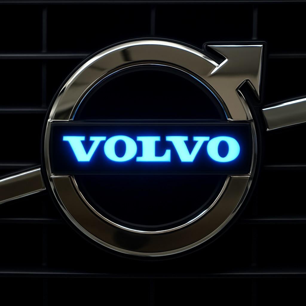Volvo verlichte grille-embleem 33×135 mm C30 C70 S40 S60 S80, Ophalen of Verzenden