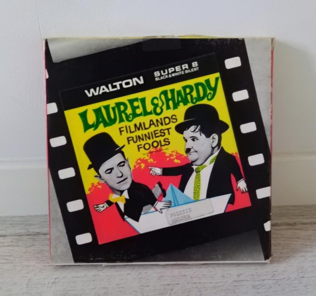 Laurel and Hardy Midnight Patrol super 8 mm, Ophalen of Verzenden, 8mm film