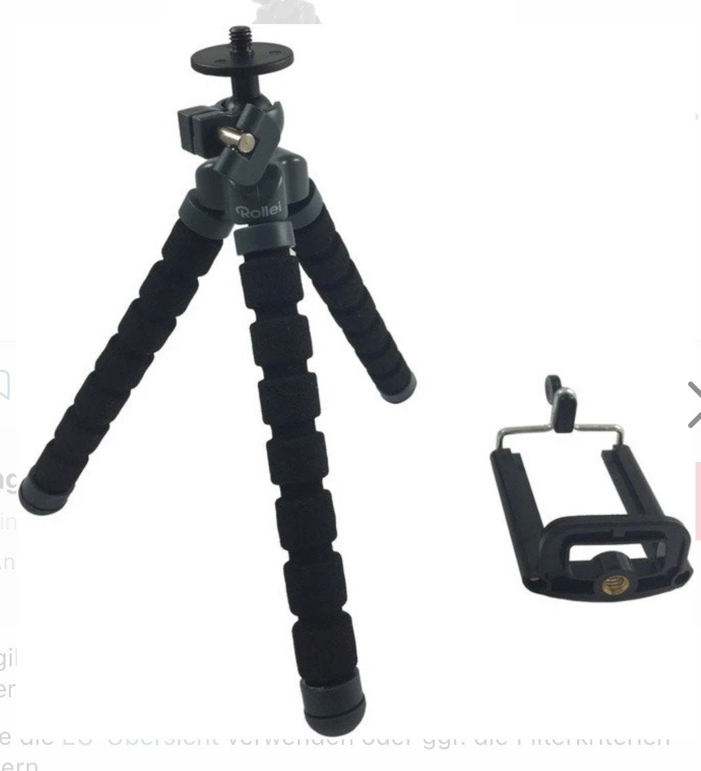 [Nieuw] Selfie mini statief voor mobiel, Rollei, Ophalen of Verzenden, Zo goed als nieuw