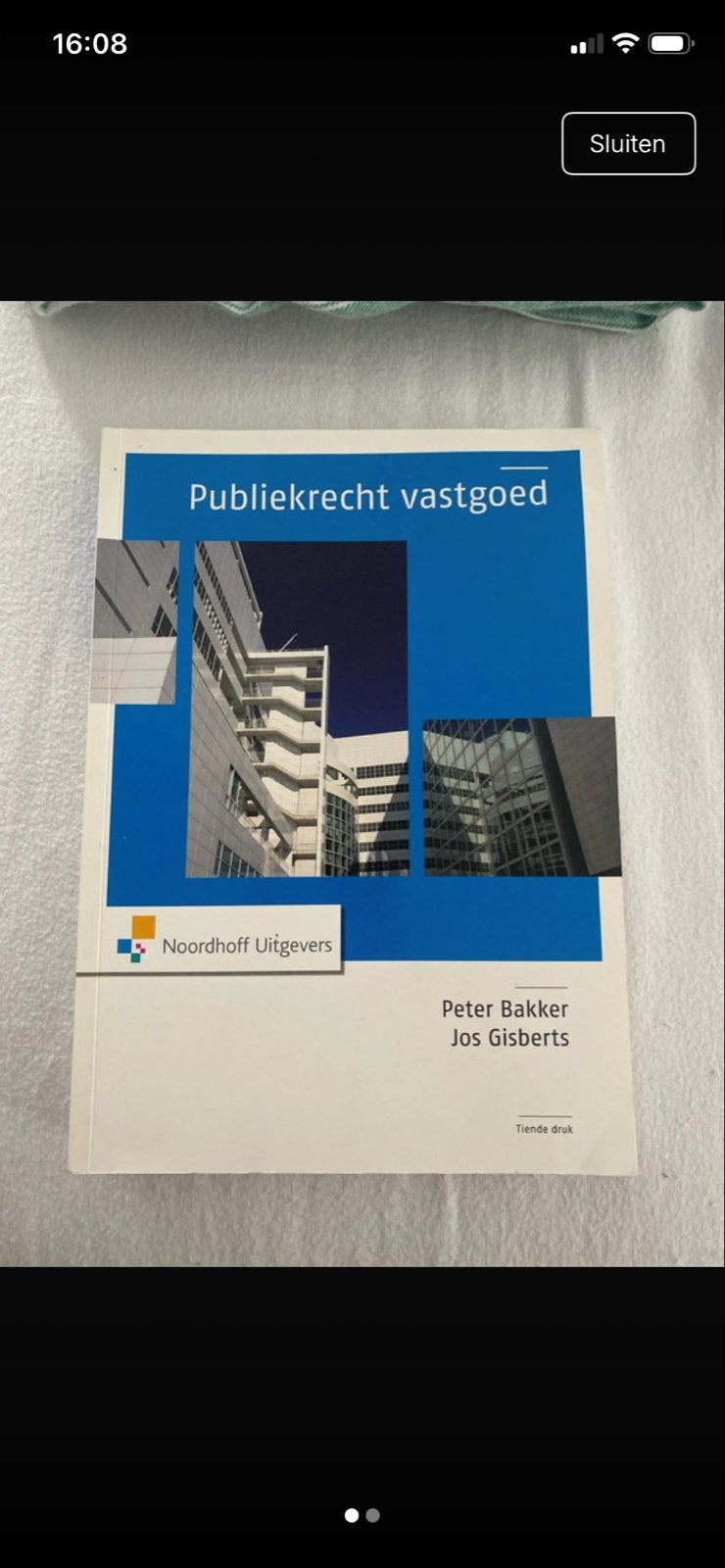 Publiekrecht Vastgoed - Peter Bakker & Jos Gisberts, Ophalen of Verzenden, Gamma, Zo goed als nieuw, HBO