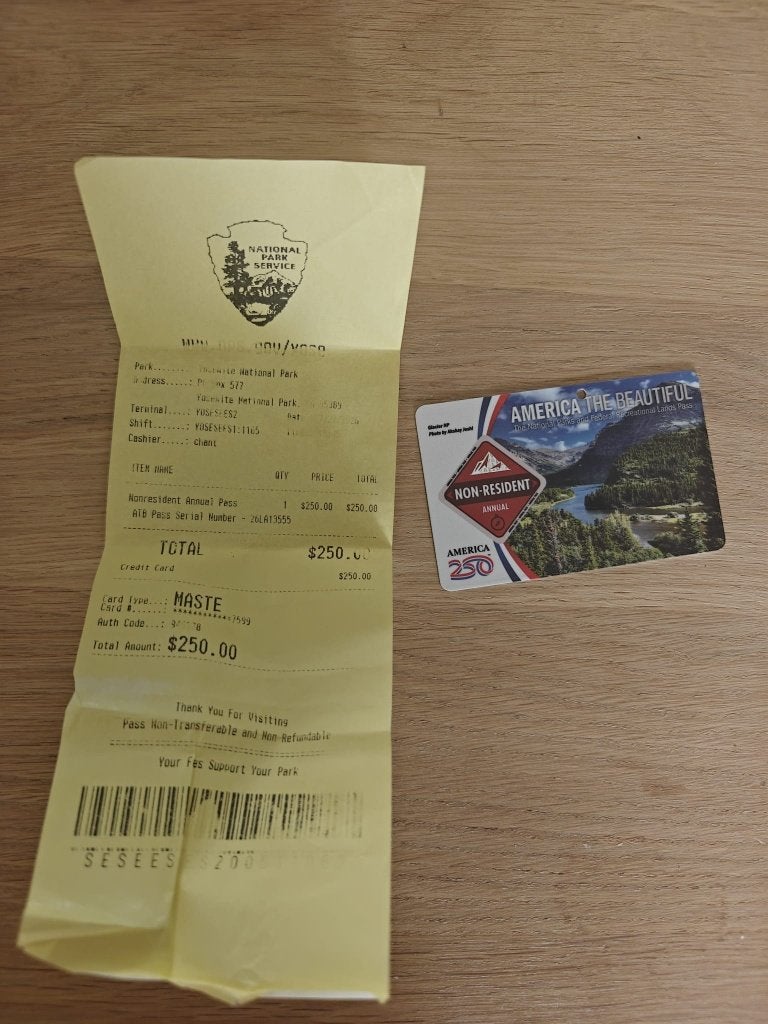 America the beautifull pass, Drie personen of meer